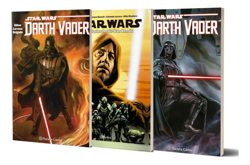 Pack Darth Vader 1 Y 2 + Diarios De Obi Wan-kenobi 