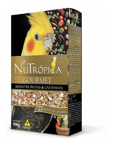 Ração Gourmet Nutrópica Para Calopsita 900g