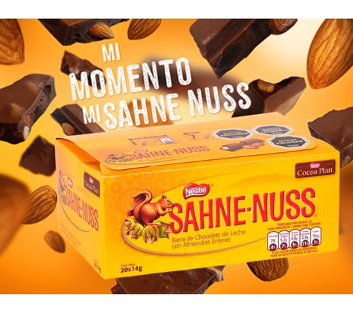 Imagen 3 de 4 de Chocolate Nestlé Sahne-nuss Impulsivo + Chocolate Trencito