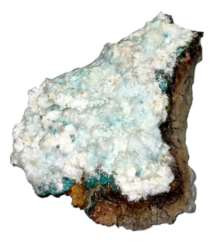 Especimen De Colección: Aragonita Azul Con Auricalcita 932g