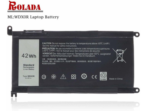 Bateria Rolada Notebook Dell Inspiron 15 5565 5567 (xam)