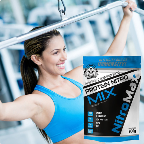 5x Whey Protein Nitro Mix Refil 900g - Nitromax Sabor Coco