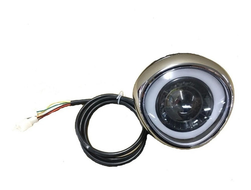 Imagem 1 de 3 de Farol Dianteiro Para Bicicleta Elétrica Duos E-bike 48v