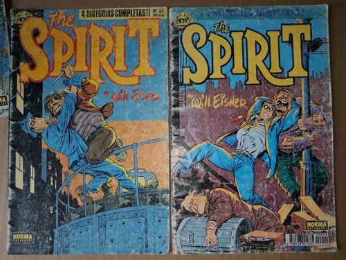4 Cómics Spirit N°33,49,52,74/90s/edit:norma/$17.000xtodo