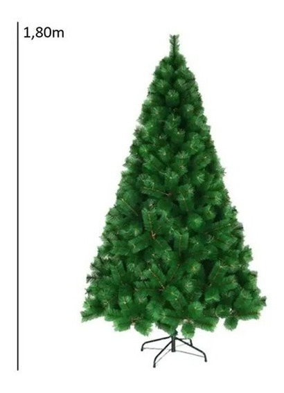 Arvore De Natal Pinheiro Luxo Verde 1,80m C/420 Galhos | Parcelamento sem  juros
