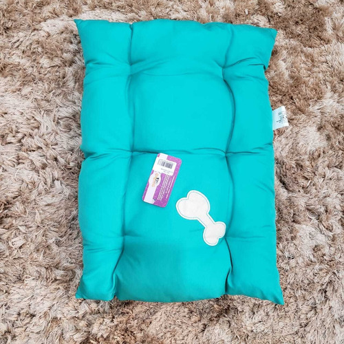 Imagem 2 de 2 de Cama Para Cachorro Colchão Futon Tamanho P 50x35 Cm Verde