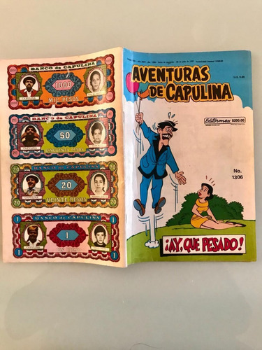 Revista - Cómic: Aventuras De Capulina No. 1306 (1987)