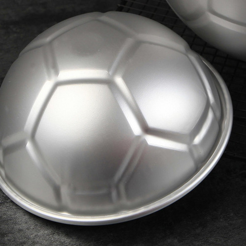 # Molde De Fútbol Sartén Semiesfera De Aluminio 3d