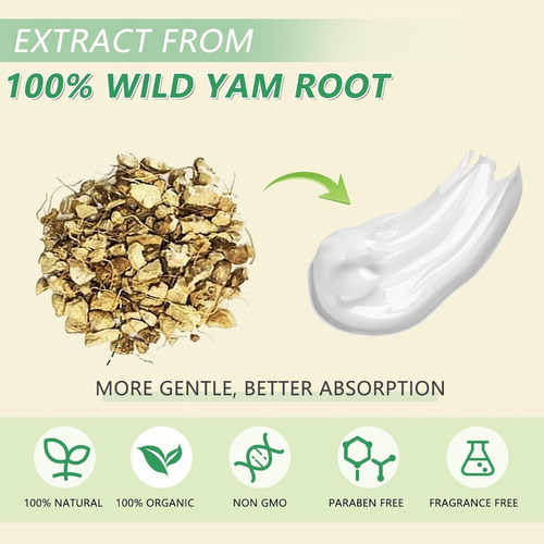 Creme De Inhame Selvagem Para Equilíbrio Hormonal, Creme