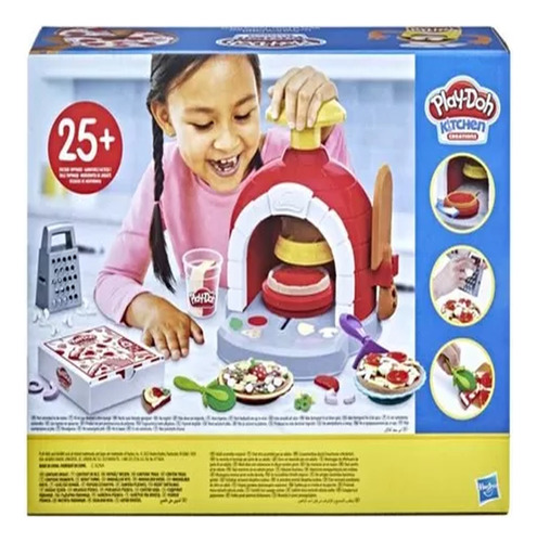 Plastilina Kitchen Creations Horno De Pizzas Play Doh 3+