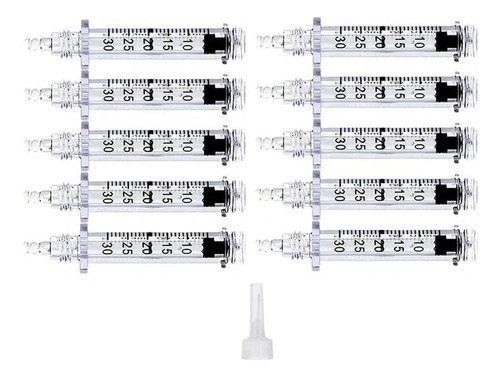 10pcs 0.3 Ml De Boquilla De Ampolla Vacía + Adaptador De 1 P