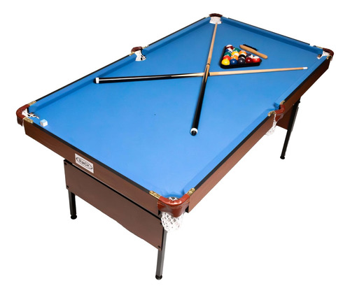 Mesa De Billar Plegable 55 Pulgadas Entretenimiento Portátil