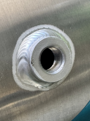 Tanque De Aire De Aluminio 27 X 9 1/2 Para 100/120 Psi