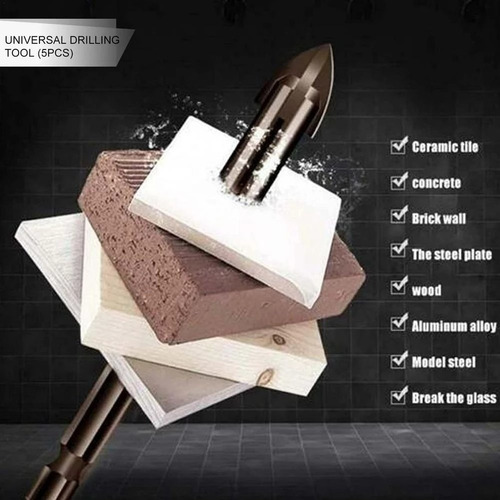 Juego Universal De Herramientas Brocas De Acero De 3 A 7 Mm,