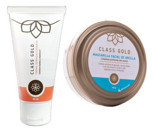 Class Gold Mascarilla De Arcilla Y Crema Dermoaclarante 