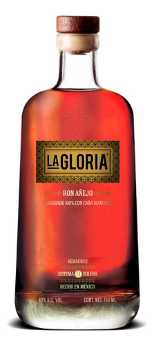 Pack De 12 Ron La Gloria Añejo 750 Ml