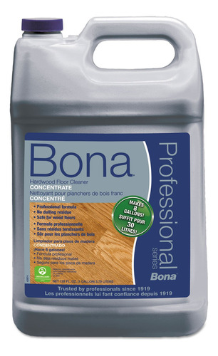 Bona Limpiador De Pisos De Madera Dura, 1 Gal., Morado