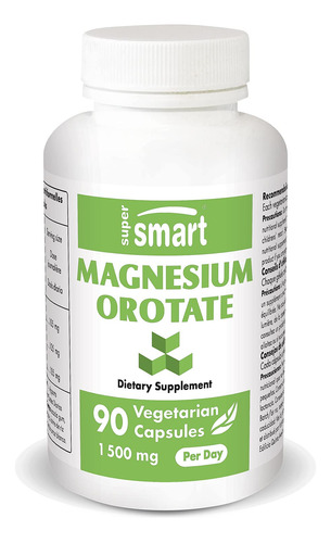 Supersmart - Orotato De Magnesio De 1500 Mg Por Da - Relajan
