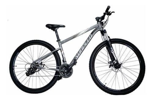 Mountain bike Sunpeed Zero R29 L 24v frenos de disco mecánico cambios Shimano Tourney color gris