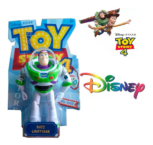 Boneco Buzz Lightyear Toy Story 4 Original Matel Articulável