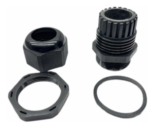 Imagen 4 de 7 de Conector Glandula Pg11 Negro Nylon Paquete/10 Pzas Pg11-b