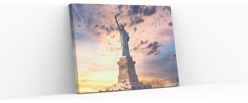 Cuadro Canvas Para Oficina Liberty Monument New York 90x180