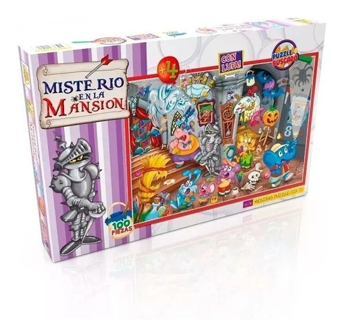 Misterio En La Mansion Puzzles 100 Piezas Implas 