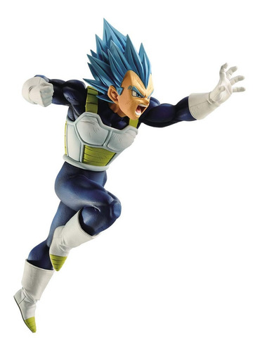 Imagen 2 de 4 de Figura Dragon Ball Z Super Vegeta Super Saiyan God Blue