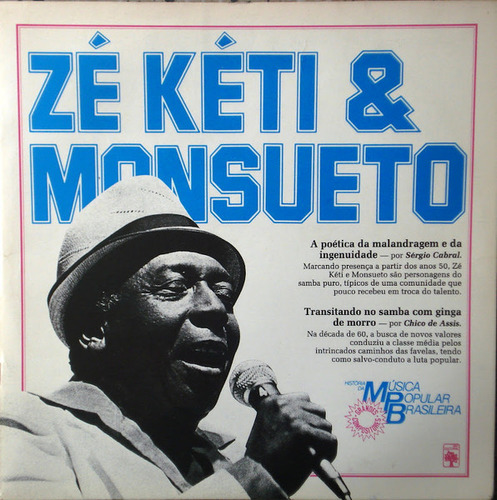 Disco Vinil Original, Zé Kéti & Monsueto - História Da Mpb