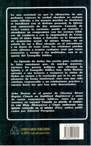 Imagen 2 de 3 de Contienda Por La Fe - El Mensaje De Judas, John Benton
