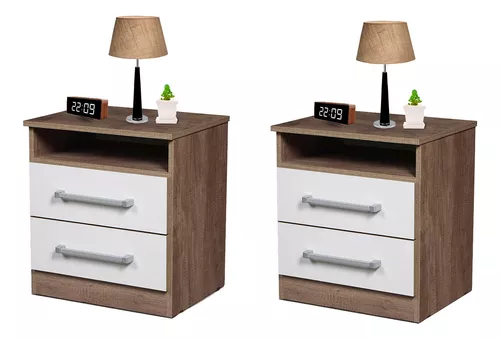 Mesa De Luz Moderna Con Desayunador Linea Star De Mueblesrem - $ 74.000