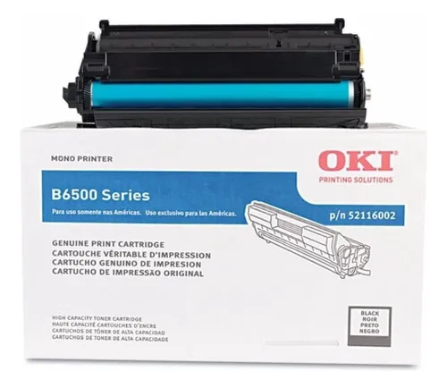 Toner Okidata B6500 Original 22.500k Oki 52116002