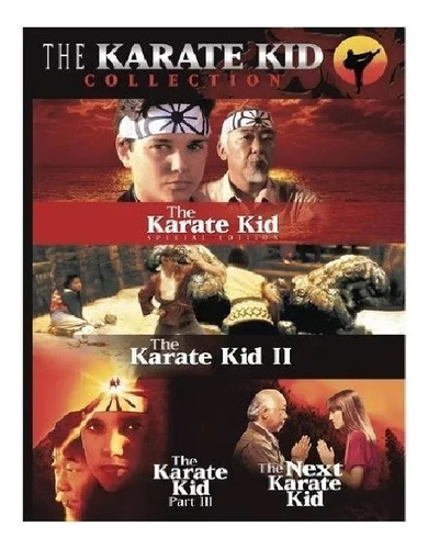 El Karate Kid 1 2 3 4 Pat Morita 1984 Boxset Pelicula Dvd