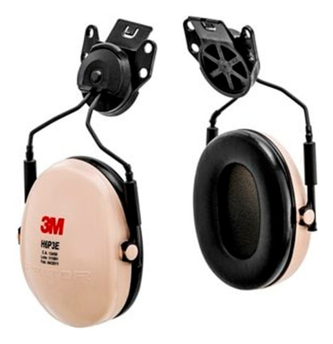 Abafador Protetor Ruído 3m Acoplável Capacete 16 Db H6p3e