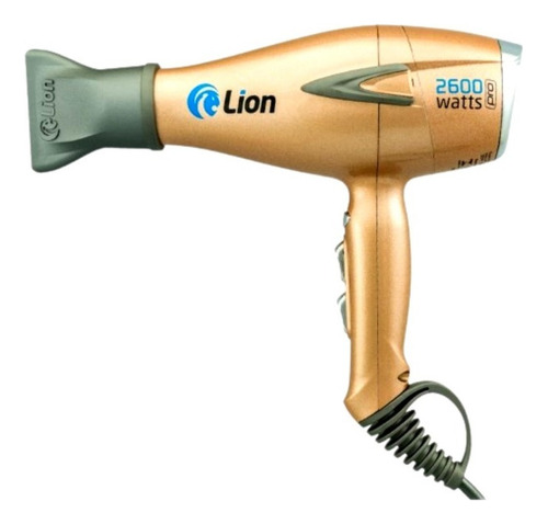 Secador De Cabelo Lion Tutti Pro 2600w 220v Dourado