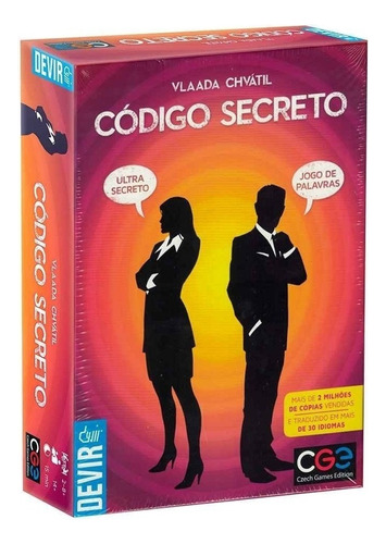 Jogo Código Secreto (codinomes) - Edição Em Português Devir