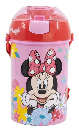 Botella Infantil Robot Pop Up Minnie Mouse Feel Good Disney