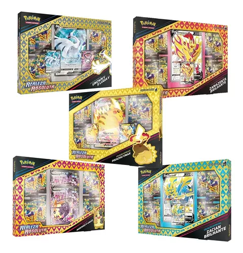 Pokémon Box Coleção Realeza Absoluta Zamazenta Shiny V Copag