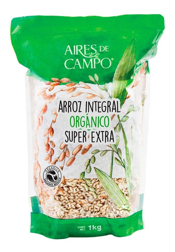 Arroz Integral Morelos Orgánico 1kg