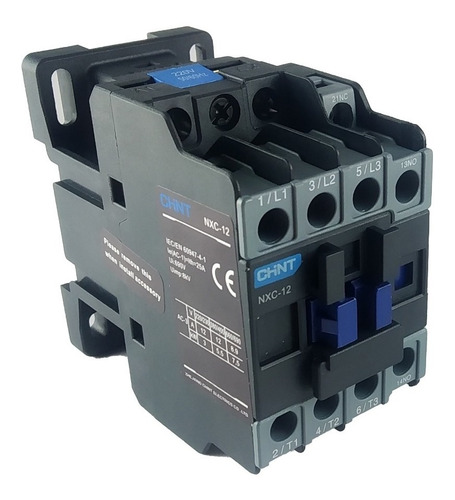 Contactor Monofasico Chint 220v 12a Contactos 3 Na + 1 Nc