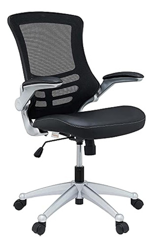 Modway Attainment Mesh Back And Vinyl Seat Modern Office Cha
