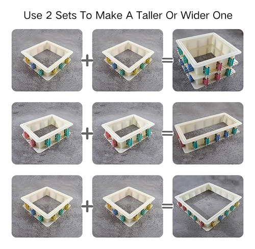 Kit De Carcasa De Molde Ajustable Para La Fabricación De Mol