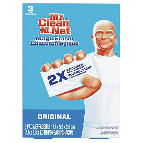 Esponja Mr. Clean Eraser De Espuma De Poliuretano Pack X 3