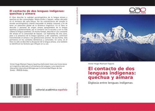 Libro: El Contacto Dos Lenguas Indígenas: Quechua Y Aimara