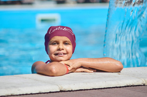 Gorras De Natación Para Niños De Pelo Largo Gorro De Natac