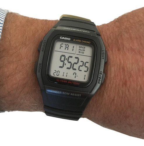 Reloj Casio Unisex Digital Modelo W-96h Garantia Oficial