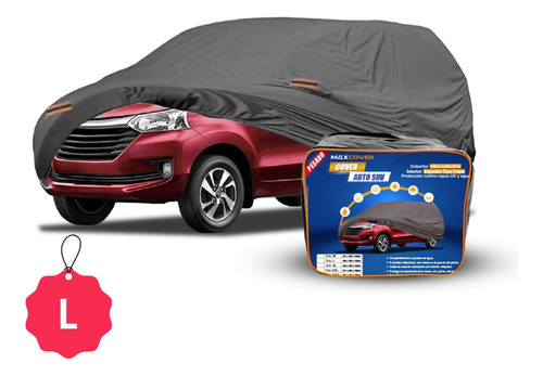 Cobertor Para Auto Suv Funda Gruesa Impermeable - Talla L Plomo