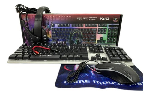 Combo Gamer Set Teclado (4 Piezas) Kr K110