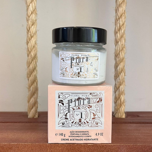Creme Acetinado Hidratante Flora 1 140g Flora Pura