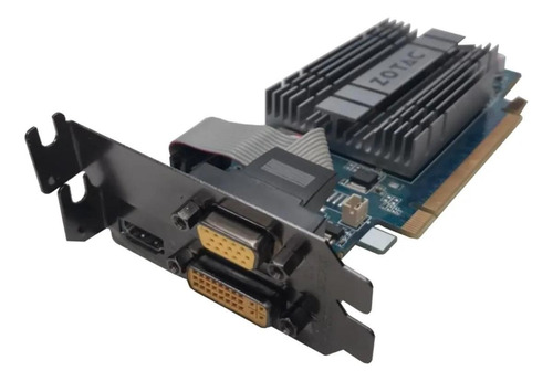 Placa De Vídeo Zotac Gforce 512mb 64bit Ddr3 Vga Dvi Hdmi (Usado)